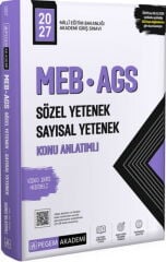 2027 MEB AGS Sözel Yetenek Sayısal Yetenek Konu Anlatımlı Pegem Yayınları