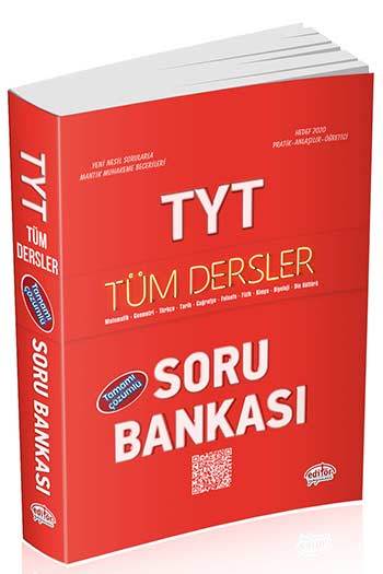 TYT Tüm Dersler Çözümlü Soru Bankası Editör Yayınları