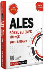 2027 ALES Sözel Yetenek Türkçe Tamamı Çözümlü Soru Bankası Pegem Yayınları