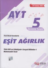 AYT Eşit Ağırlık Özel 5 Deneme Sınavı Nitelik Yayınları