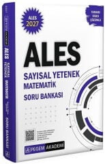 2027 ALES Sayısal Yetenek Matematik Tamamı Video Çözümlü Soru Bankası Pegem Yayınları