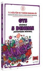 GYS T.C. Kültür ve Turizm Bakanlığı Kütüphane Müdürü İçin Çözümlü 5 Deneme Yargı Yayınları