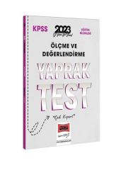 2023 KPSS Eğitim Bilimleri Ölçme ve Değerlendirme Yaprak Test Yargı Yayınları