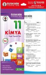 11.Sınıf Kimya Yaprak Test Özdebir Yayınları