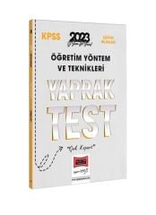 2023 KPSS Eğtiim Bilimleri Öğretim Yöntem ve Teknikleri ÖYT Yaprak Test Yargı Yayınları