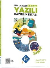 6. Sınıf Tüm Dersler 2. Dönem Yazılı Hazırlık Kitabı KR Akademi