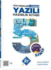 5. Sınıf Tüm Dersler 1. Dönem Yazılı Hazırlık Kitabı KR Akademi