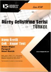 Düzey Geliştirme Serisi Türkçe Konu Özetli Çek Kopar Test Kod Yayıncılık