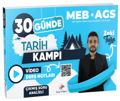 2025 MEB AGS 30 Günde Tarih Kampı Video Ders Notları Dizgi Kitap Yayınları