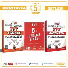 Benim Hocam TYT Matematik ve Türkçe Soru Bankası ile Limit TYT 5 Deneme Seti 3 Kitap