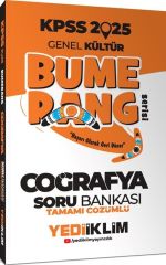 2025 KPSS Genel Kültür Bumerang Coğrafya Tamamı Çözümlü Soru Bankası Yediiklim Yayınları