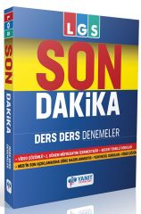 8. Sınıf LGS 1. Dönem Son Dakika Ders Ders Denemeler Yanıt Yayınları