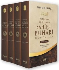 Tecrid-i Sarih Açıklamalı Sahih-i Buhari Muhtasarı (4 Cilt Takım) Çelik Yayınevi