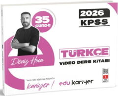 2026 Deniz Hoca KPSS 35 Günde Türkçe Video Ders Kitabı Edu Kariyer
