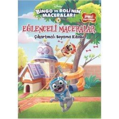 Bingo ve Roli'nin Maceraları - Eğlenceli Maceralar Çıkartmalı Boyama Kitabı Doğan Egmont Yayıncılık