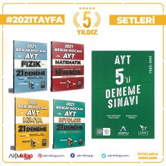 Benim Hocam AYT Matematik Fizik Kimya Biyoloji ve Limit AYT 5 li Deneme Seti 5 Kitap Set
