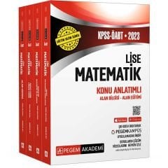 2023 KPSS ÖABT Lise Matematik Konu Anlatımlı Pegem Yayınları