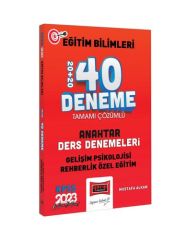 2023 KPSS Eğitim Bilimleri Gelişim Psikolojisi ve Rehberlik Özel Eğitim Anahtar Tamamı Çözümlü 40 Deneme Sınavı Yargı Yayınları