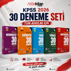 Pegem Yayınları 2026 KPSS Lisans Deneme Seti 5 Kitap