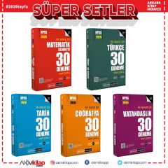 Pegem Yayınları 2026 KPSS Lisans Deneme Seti 5 Kitap