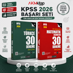 Pegem Yayınları 2026 KPSS Matematik ve Türkçe Deneme Seti 2 Kitap