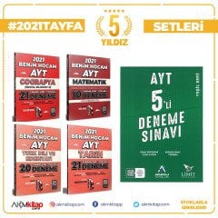 Benim Hocam AYT Coğrafya Matematik Tarih Edebiyat ve Limit AYT 5 li Deneme Seti 5 Kitap
