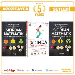 Adım Adım Sıfırdan Matematik 1 ve 2 Tonguç Akademi TYT 7 Adımda Geometri 3 Kitap Set