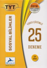 TYT Sosyal Bilimler 25 Tamamı Çözümlü Denemesi PRF Yayınları