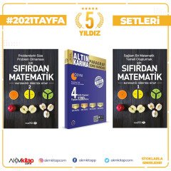 Adım Adım Sıfırdan Matematik 1 ve 2 Altın Karma Paragraf Soru Bankası 3 Kitap Set