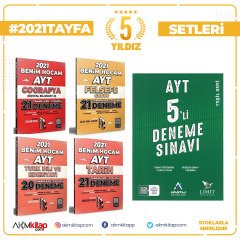 Benim Hocam AYT Coğrafya Felsefe Tarih Edebiyat ve Limit AYT 5 li Deneme Seti 5 Kitap