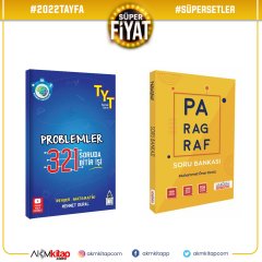 Tonguç 321 Soruda Problemler ve Ankara Kitap Merkezi Paragraf Soru Bankası Seti 2 Kitap