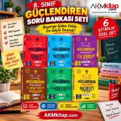 Ankara Yayıncılık 8.Sınıf Güçlendiren Soru Bankası Seti 6 Kitap