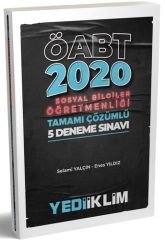 KPSS ÖABT SOSYAL BİLGİLER ÖĞRETMENLİĞİ TAMAMI ÇÖZÜMLÜ 5 DENEME SINAVI YEDİİKLİM YAYINLARI