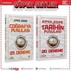 CBA Akademi 2026 KPSS Coğrafyanın ve Tarihin Pusulası Deneme Seti 2 Kitap