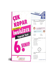 6. Sınıf İngilizce Çek Kopar Yaprak Test Benim Hocam & Eğitim Dünyası