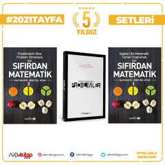 Sıfırdan Adım Adım Matematik 1 ve 2 İle Marka TYT Problemler Soru Bankası 3 Kitap Set