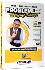 KPSS AGS DGS ALES Problemler Tamamı Video Çözümlü Deneme Kampı Yediiklim Yayınları