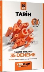 2026 MEB AGS Ahenk Tarih Tamamı Çözümlü 35 Deneme Yediiklim Yayınları