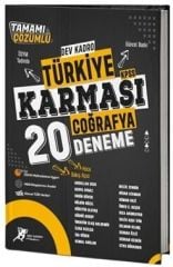 KPSS Coğrafya Türkiye Karması 20 Deneme Dev Kadro