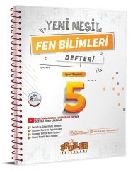 5. Sınıf Yeni Nesil Fen Bilimleri Defteri Spoiler Yayınları