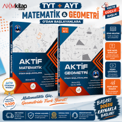 Aktif Öğrenme TYT Matematik ve Geometri 0 dan Başlayanlara Seti 2 Kitap