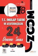 8. Sınıf LGS T.C. İnkılap Tarihi ve Atatürkçülük 24 Deneme Zoom Serisi Günay Yayınları