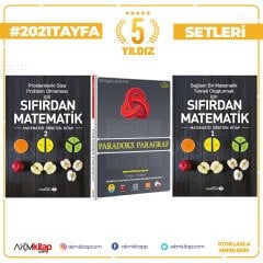 Sıfırdan Adım Adım Matematik 1 ve 2 İle Tonguç Akademi Paradoks Paragraf Soru Bankası 3 Kitap Set