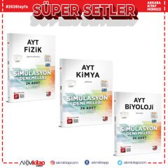 3D AYT Fizik Kimya ve Biyoloji Deneme Seti 3 Kitap