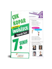 7. Sınıf İngilizce Çek Kopar Yaprak Test Benim Hocam & Eğitim Dünyası