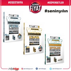 Benim Hocam AYT Fizik Kimya ve Biyoloji Varyant Deneme Seti 3 Kitap