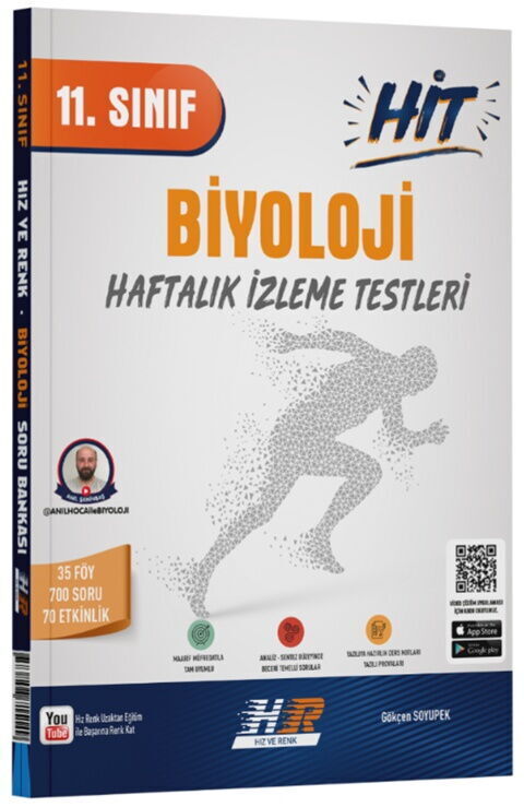 11. Sınıf Biyoloji HİT Soru Bankası Hız ve Renk