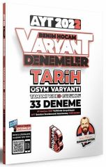 2022 AYT Tarih Varyant 33 Deneme Benim Hocam