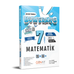7. Sınıf Matematik Etkinlikli Bumerang Serisi Günay Yayınları