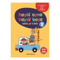 Haydi Oyna Haydi Boya Faaliyet Kitabı 1 (2-3 Yaş) Doğan Egmont Yayıncılık